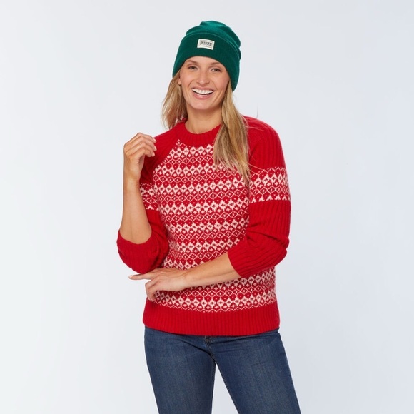 Duluth Woolpaca Jacquard Crew Sweater - Picture 1 of 7